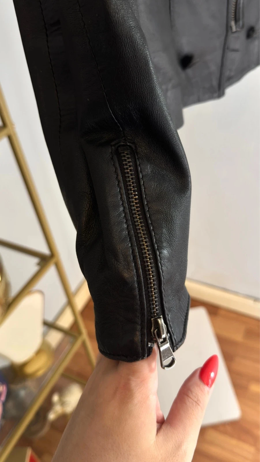 Mooie jas van echt leer "Zara Woman" • S • TNC33 – photo 8